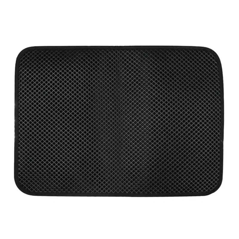 Waterproof Pet Cat Litter Mat: Double Layer Litter Trapping Pad